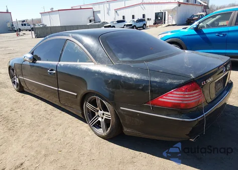 2002 Mercedes-Benz Cl 500 z USA, uszkodzony, nr VIN WDBPJ75J02A028608